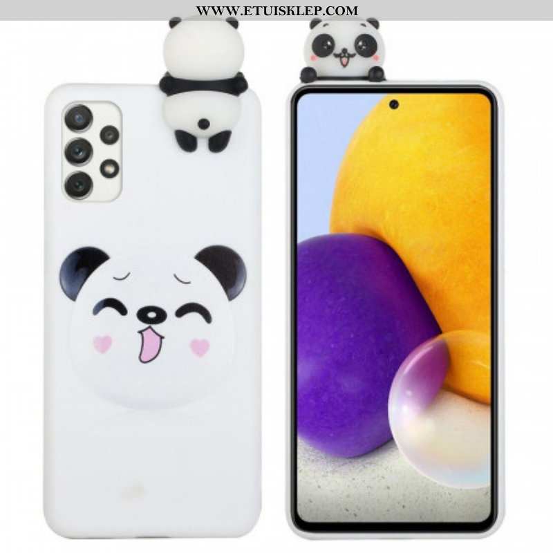 Etui do Samsung Galaxy A53 5G Panda Zabawa 3d